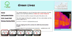 Desktop Screenshot of greenlives.org.uk