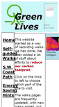 Mobile Screenshot of greenlives.org.uk